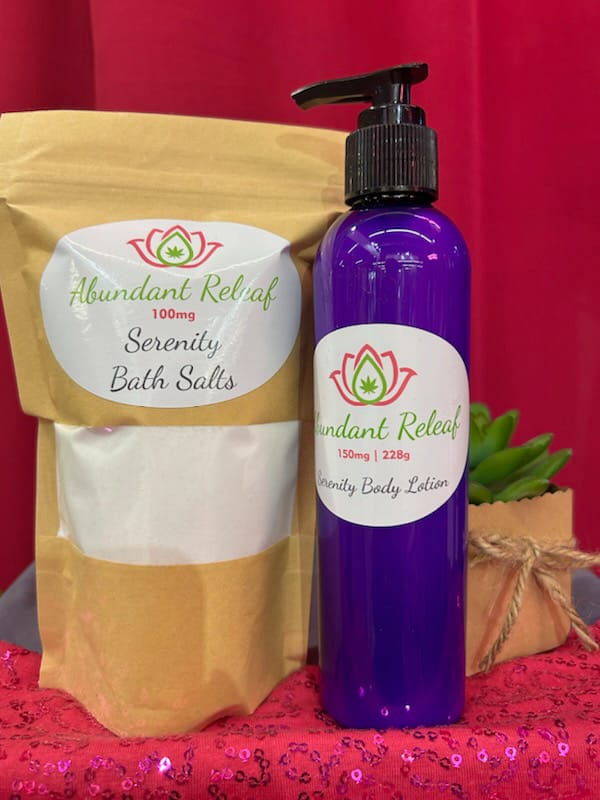 Gift Set - Foaming Bath Salts & Lotion