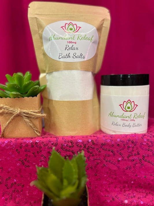 Gift Set - Foaming Bath Salts & Body Butter